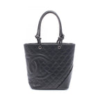 Chanel Tote Cambon Line Black Lambskin