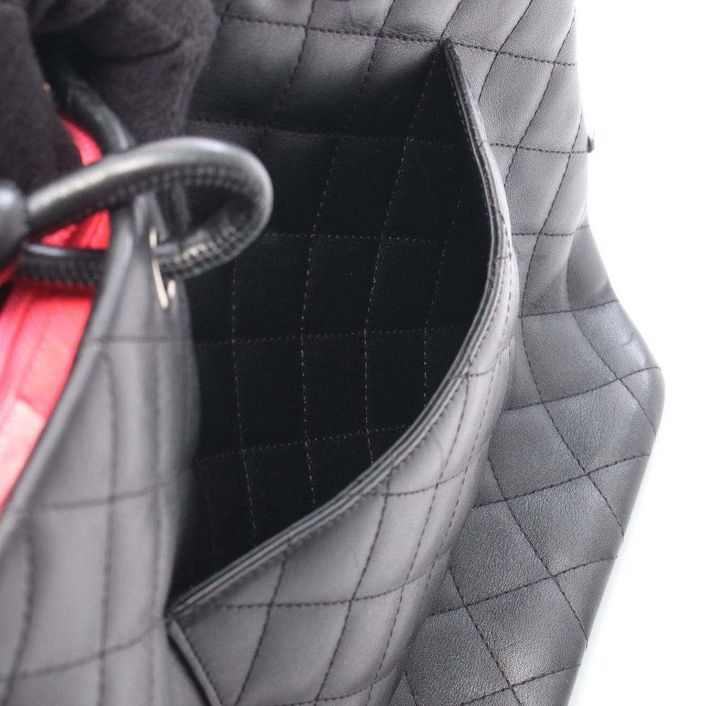 Chanel Tote Cambon Line Black Lambskin — view 6