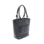 Chanel Tote Cambon Line Black Lambskin — view 2