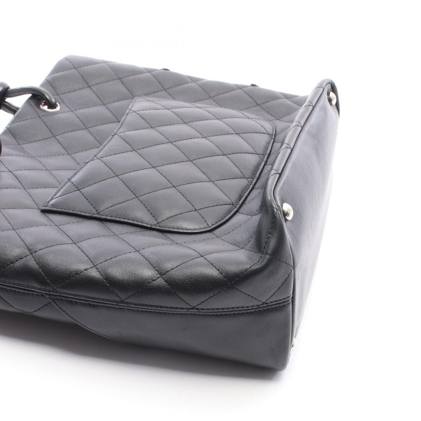 Chanel Tote Cambon Line Black Lambskin — view 7