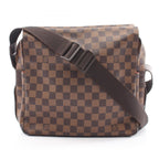 Louis Vuitton Shoulder Bag Naviglio Canvas Leather