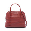 Hermes Handbag Bolide 31 2-Way Ruby Leather