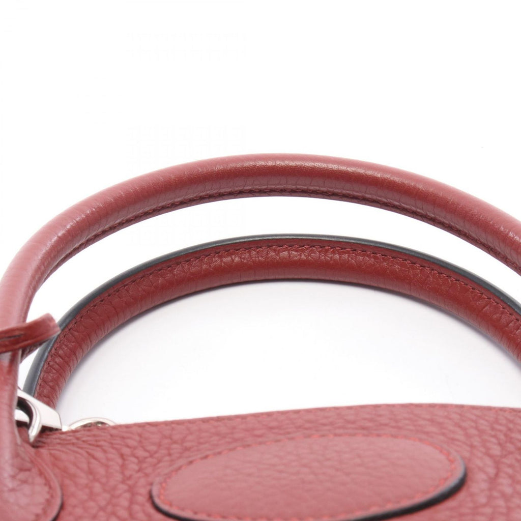 Hermes Handbag Bolide 31 2-Way Ruby Leather — view 7
