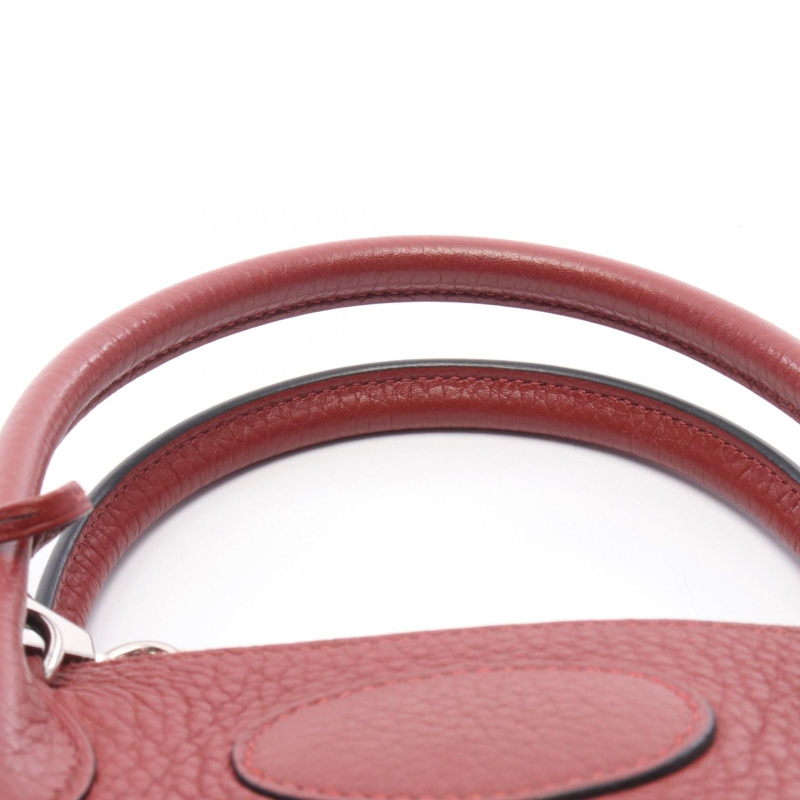 Hermes Handbag Bolide 31 2-Way Ruby Leather — view 7