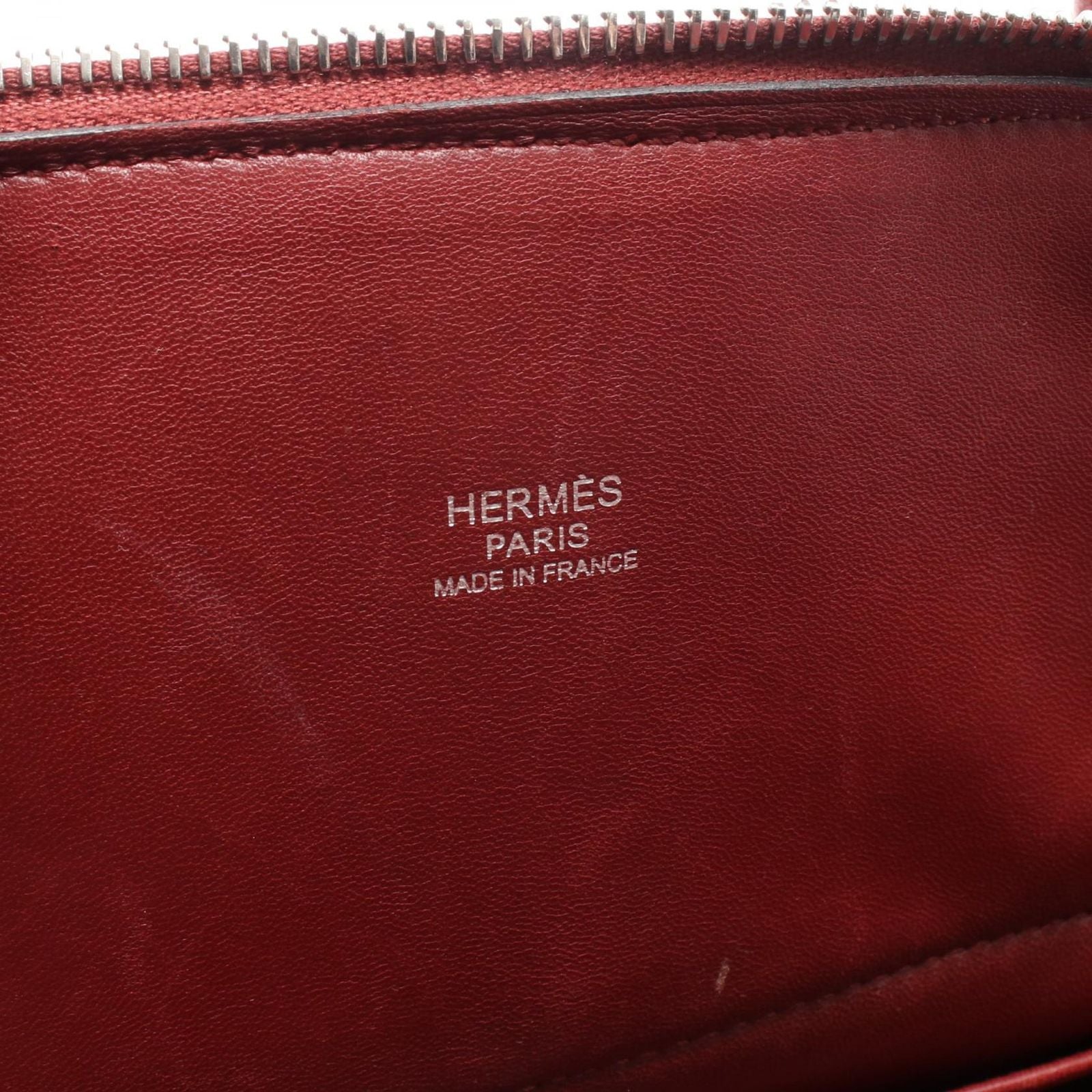 Hermes Handbag Bolide 31 2-Way Ruby Leather — view 4