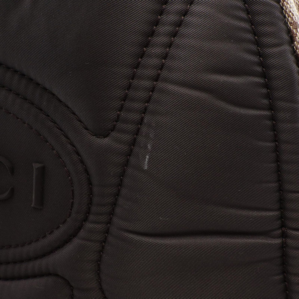 Gucci Backpack GG Canvas Beige Dark Brown — view 9
