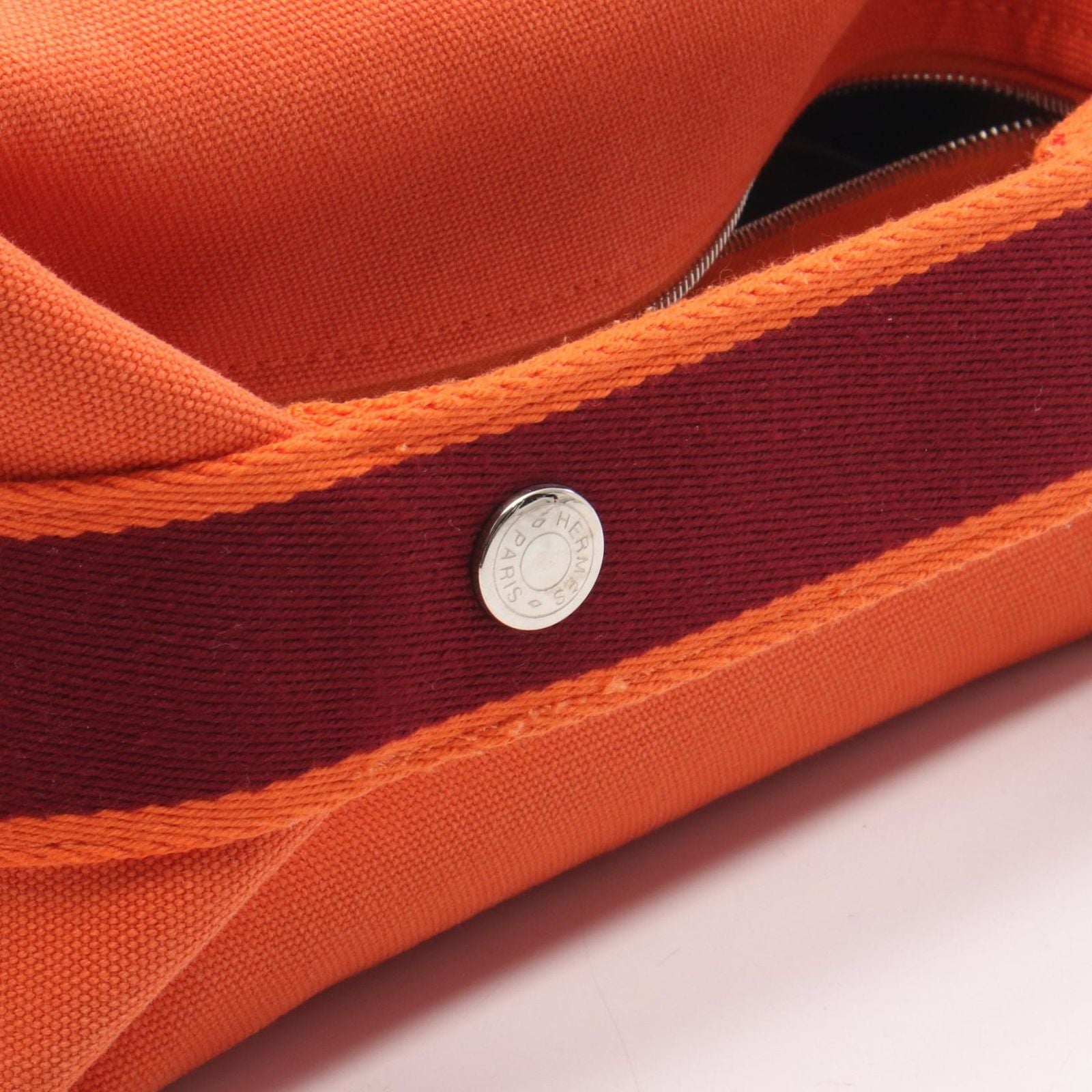 Hermes Handbag Brid-a-brac PM 05 Orange Canvas Bride-a-Brac PM — view 8