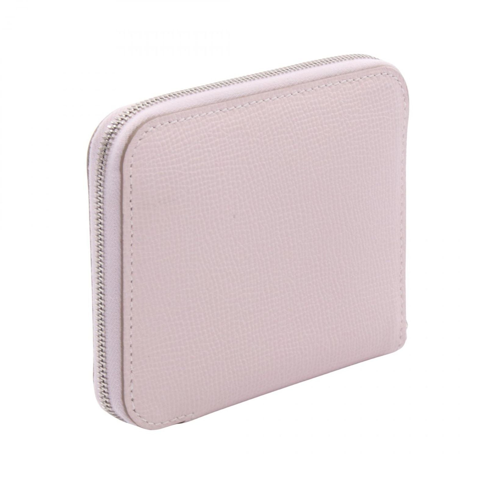 Hermes Round Wallet Azap Compact Silk in Movepel Leather Calf Azappu in — view 2