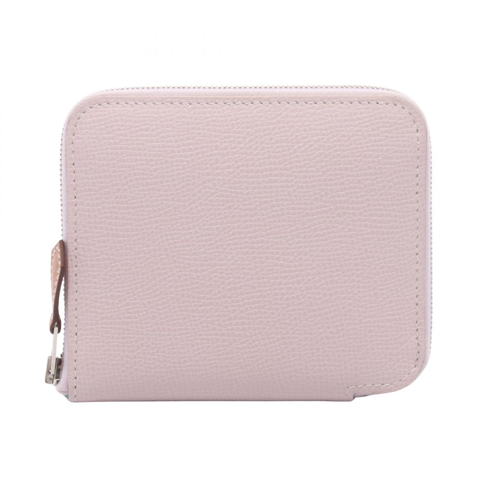 Hermes Round Wallet Azap Compact Silk in Movepel Leather Calf Azappu in