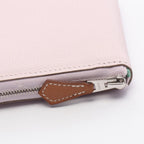 Hermes Round Wallet Azap Compact Silk in Movepel Leather Calf Azappu in — view 6