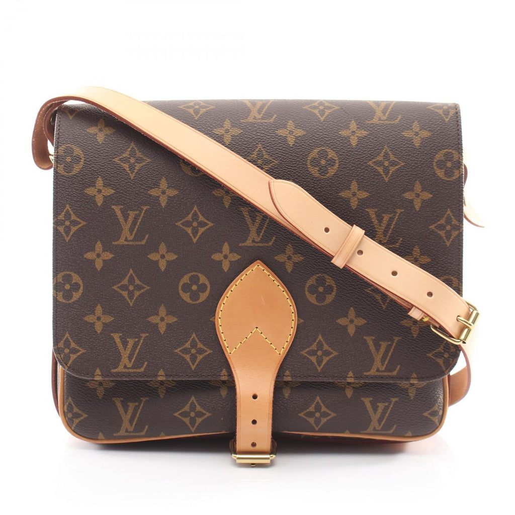 Louis Vuitton Shoulder Bag Cartouchiere GM Canvas Leather