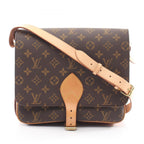 Louis Vuitton Shoulder Bag Cartouchiere GM Canvas Leather
