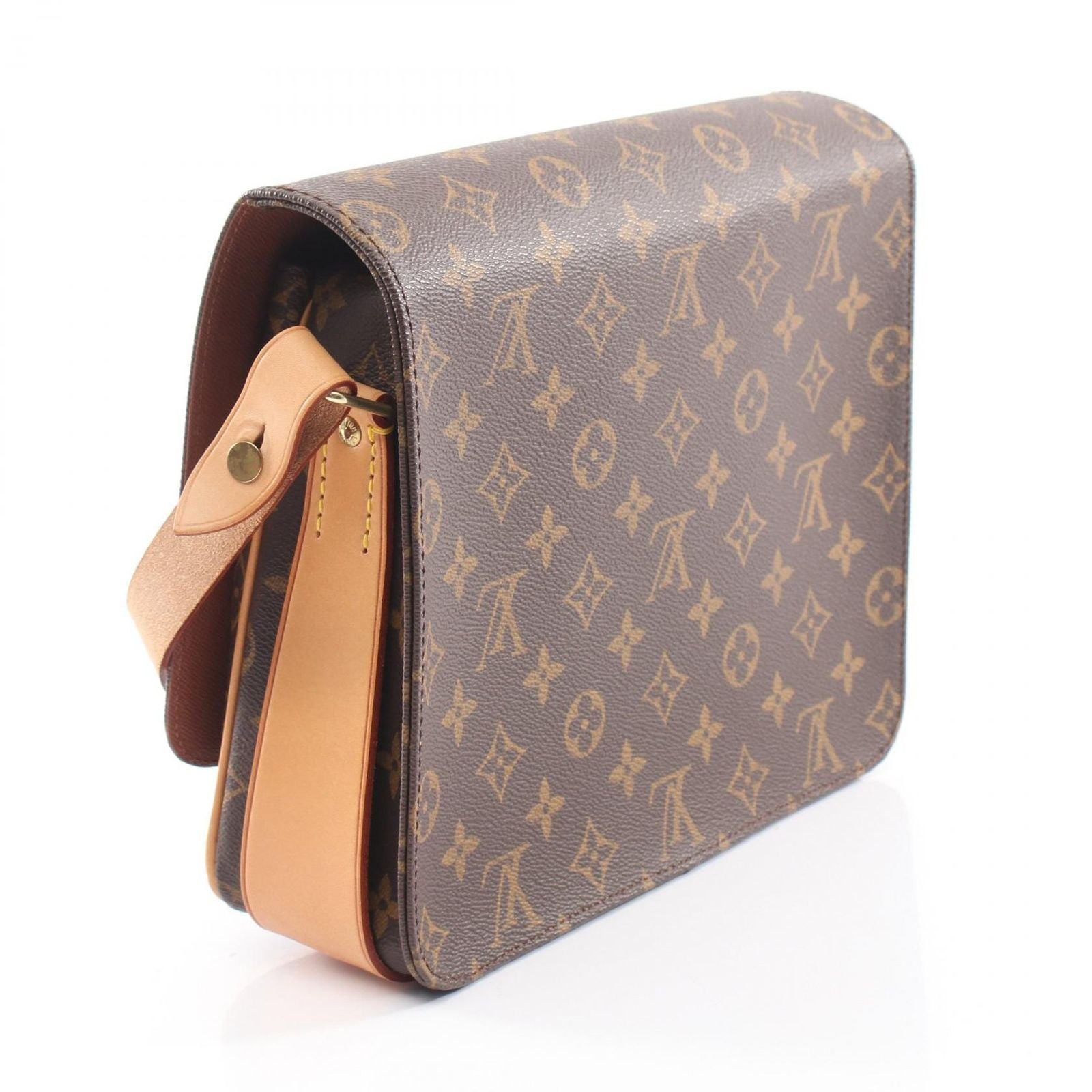 Louis Vuitton Shoulder Bag Cartouchiere GM Canvas Leather — view 2