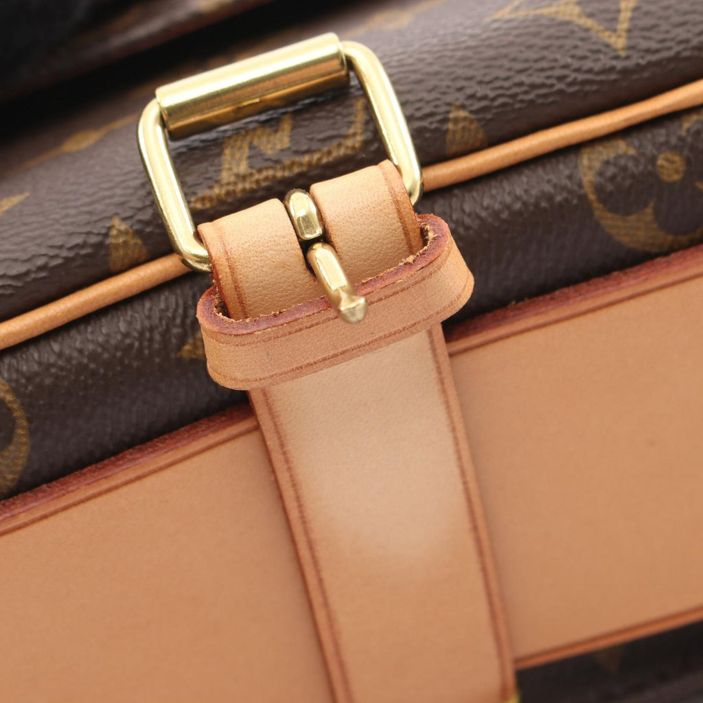 Louis Vuitton Shoulder Bag Cartouchiere GM Canvas Leather — view 9
