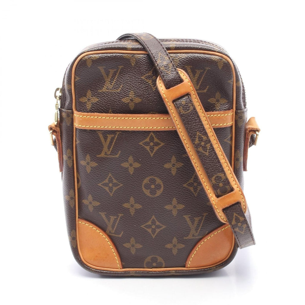 Louis Vuitton Shoulder Bag Danube Canvas Leather