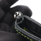 Chanel Handbag Embossed Logo Black Lambskin Chain — view 9