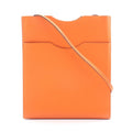 Hermes Shoulder Bag Onimetou 2 Orange Leather
