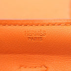 Hermes Shoulder Bag Onimetou 2 Orange Leather — view 4