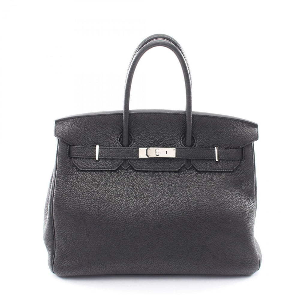 Hermes Handbag Birkin 35 Black Leather