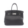 Hermes Handbag Birkin 35 Black Leather