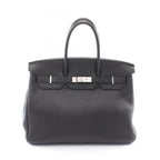 Hermes Handbag Birkin 35 Black Leather