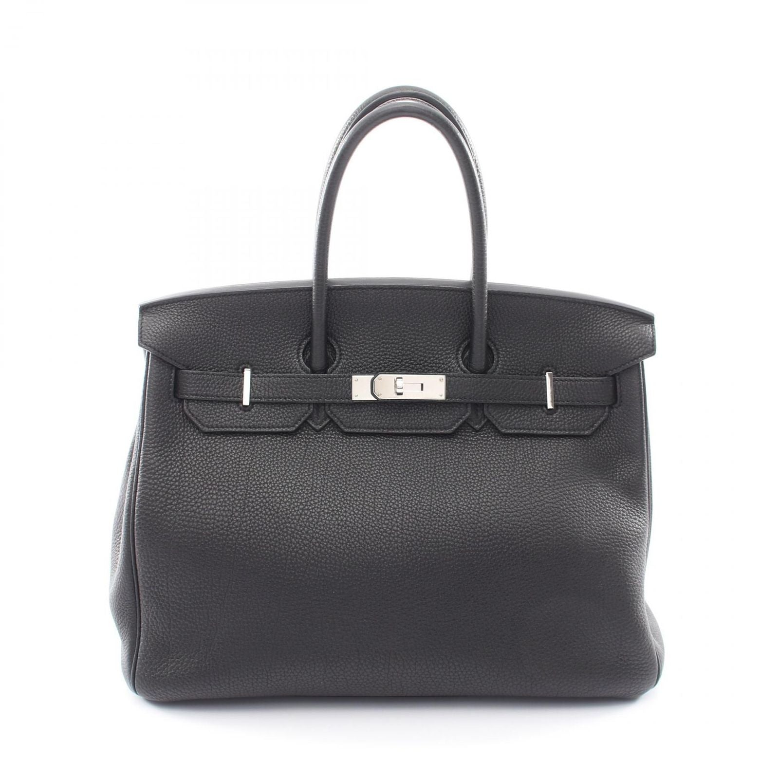 Hermes Handbag Birkin 35 Black Leather