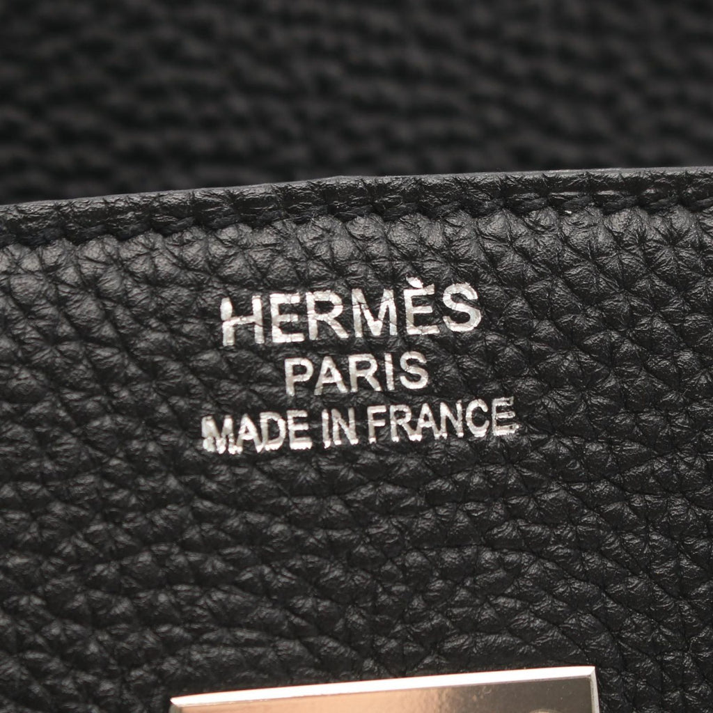 Hermes Handbag Birkin 35 Black Leather — view 4
