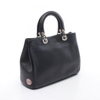 Dior Handbag Paradise Diorissimo Black Multi Leather Diorissimo 2-Way Tote — view 2