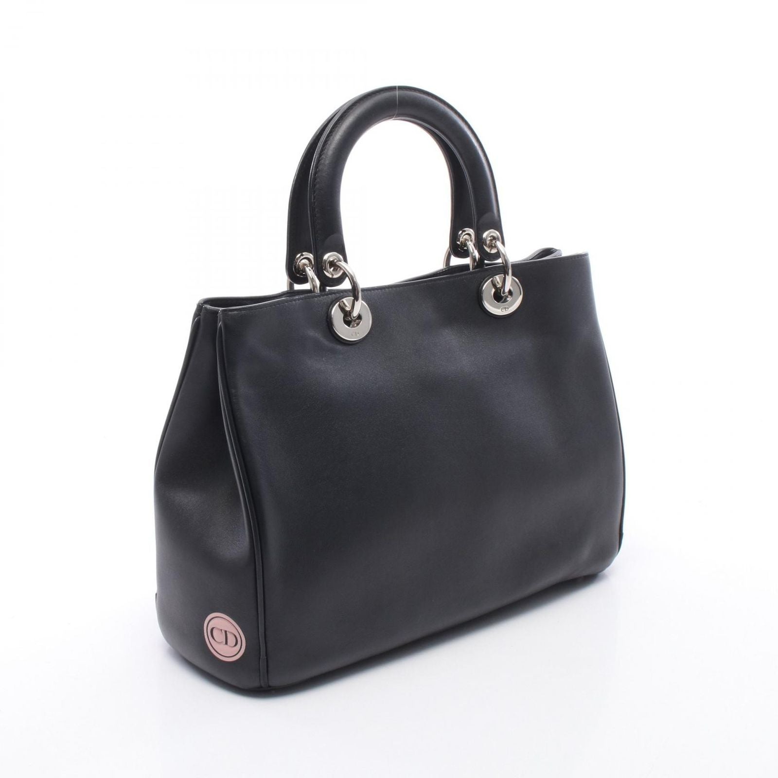 Dior Handbag Paradise Diorissimo Black Multi Leather Diorissimo 2-Way Tote — view 2