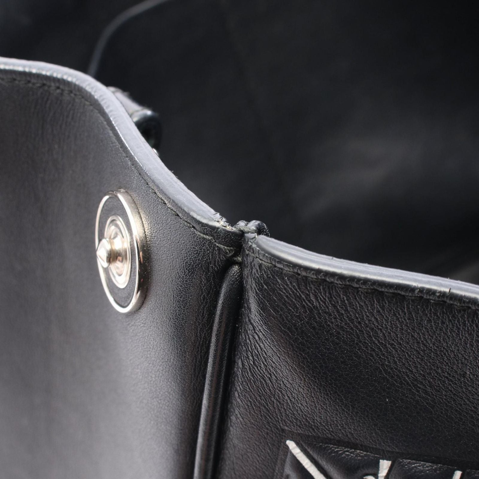 Dior Handbag Paradise Diorissimo Black Multi Leather Diorissimo 2-Way Tote — view 5