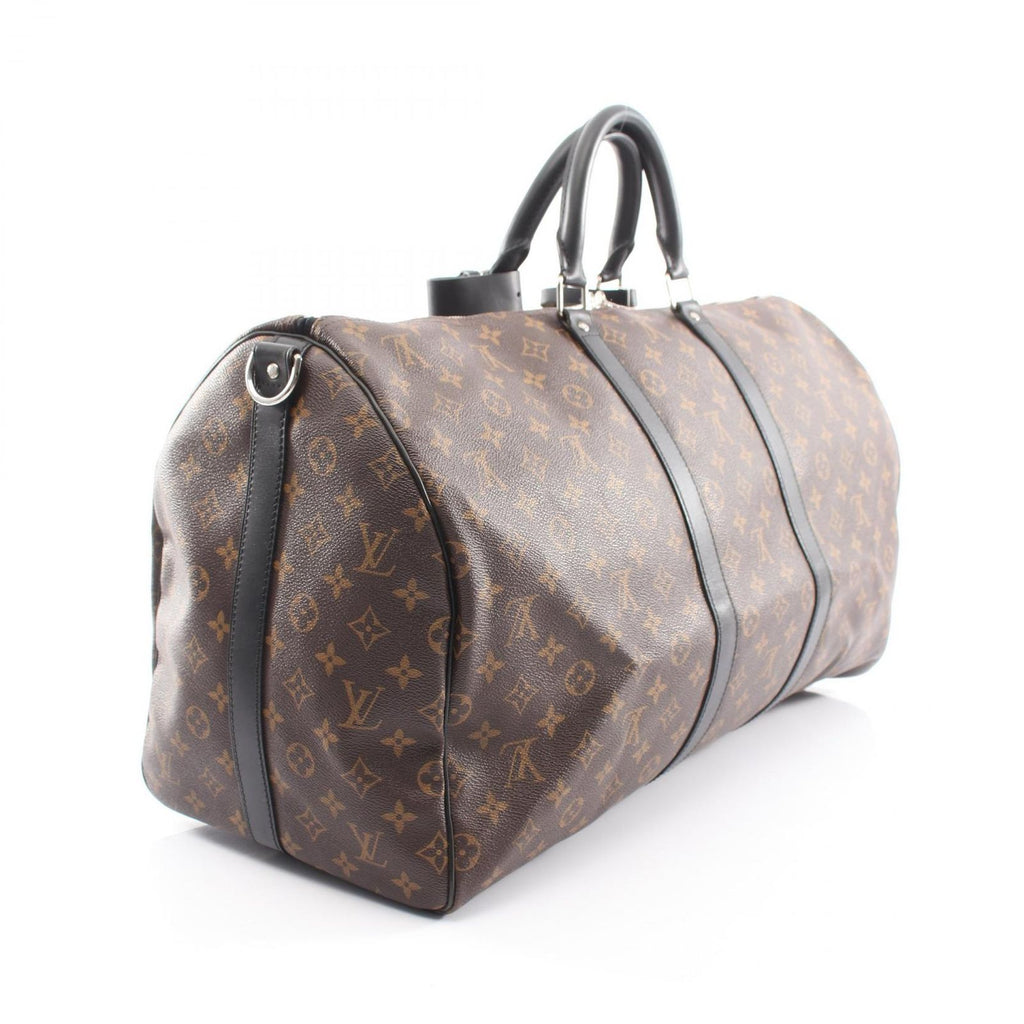 Louis Vuitton Boston Bag Keepall Bandouliere 55 2-Way Canvas Leather — view 2