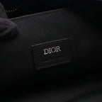 Dior Shoulder Bag Saddle Oblique 2-Way Navy Canvas Leather — view 4