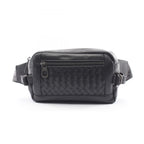 Bottega Veneta Waist Bag Intrecciato Black