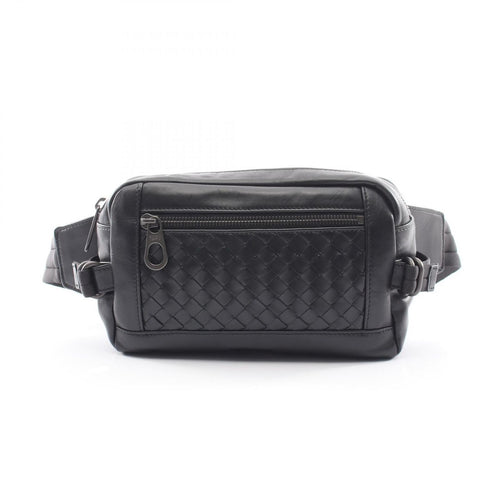 Bottega Veneta Waist Bag Intrecciato Black