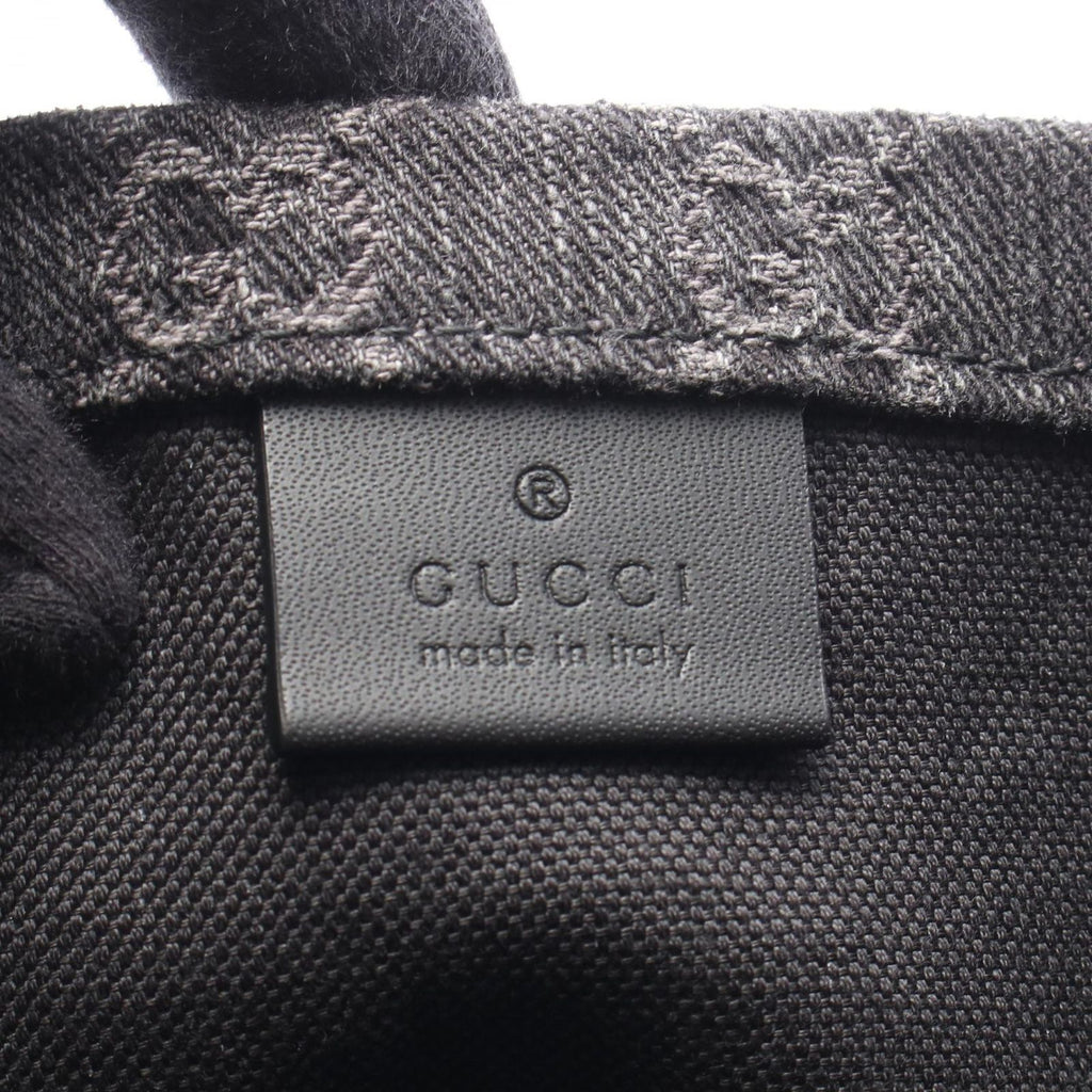 Gucci Tote Ophidia Large GG Denim Black — view 4