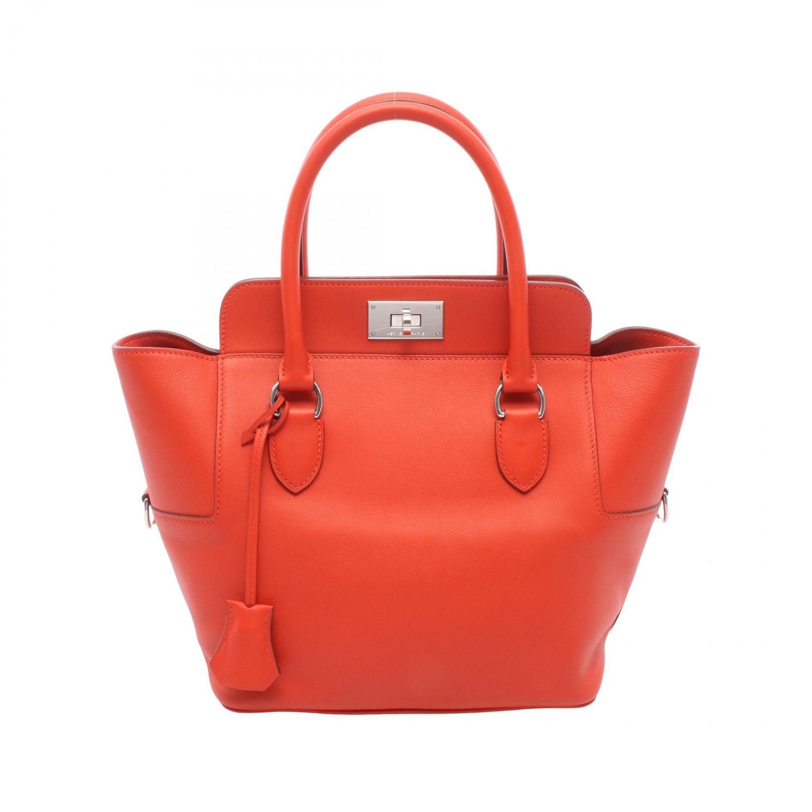 Hermes Handbag Tool Box 20 Capucines Leather Calf