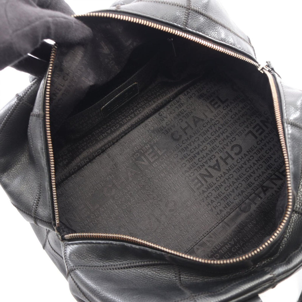 Chanel Handbag Choco Bar Black Caviar Leather — view 3