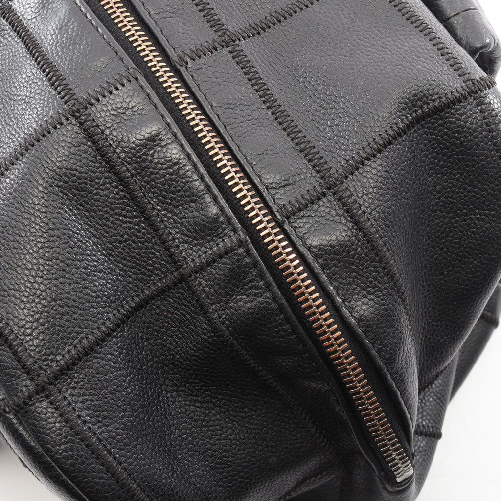 Chanel Handbag Choco Bar Black Caviar Leather — view 7