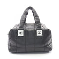 Chanel Handbag Choco Bar Black Caviar Leather