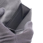 Chanel Trifold Wallet Classic Small Flap Quilted Black Caviar Leather — view 4