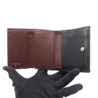 Chanel Trifold Wallet Classic Small Flap Quilted Black Caviar Leather — view 3