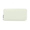 Hermes Round Wallet Azap Long Silk in Vert Fizz Leather Calf in