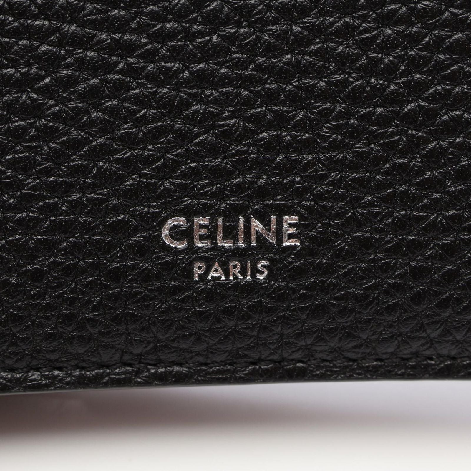 Celine Bifold Wallet Compact Leather Card Case — view 5