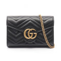 Gucci Shoulder Bag GG Marmont Leather Chain