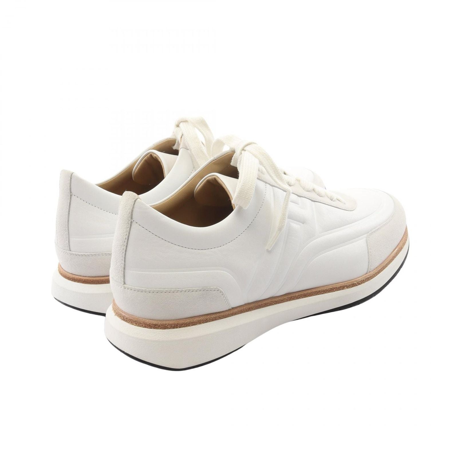 Hermes Sneakers Logo Leather Suede — view 2