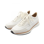 Hermes Sneakers Logo Leather Suede