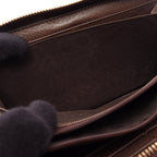 Gucci Round Wallet Ophidia GG Supreme Sherry Line Beige Brown Leather — view 8