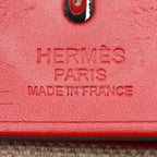 Hermes Handbag Herbag Zip PM Vibrasion 2-Way Bordeaux Fishel Canvas Leather — view 4