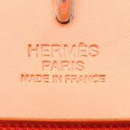 Hermes Handbag Herbag Zip PM 2-Way Capucines Fauve Canvas Leather Zip PM — view 4