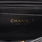 Chanel Shoulder Bag Mini Quilted Black Lambskin Chain — view 4